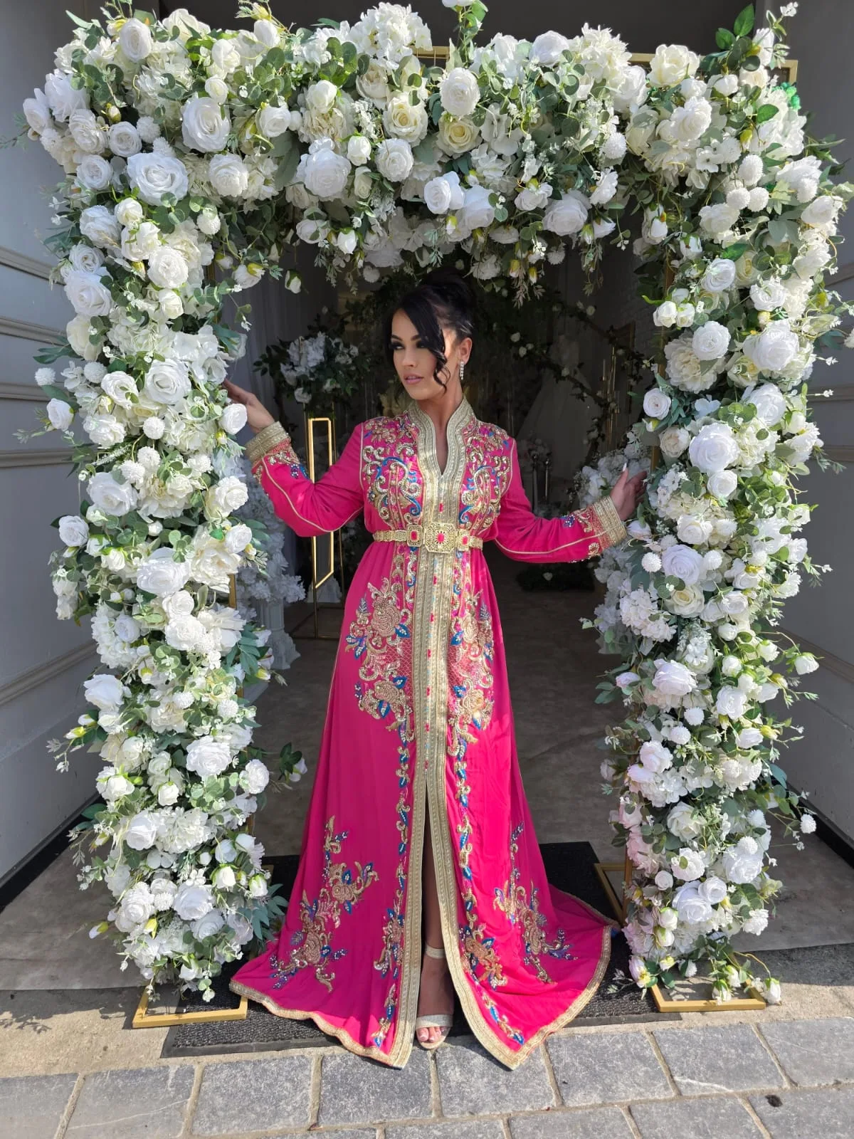 Robe rose Robe Orientale Rose
