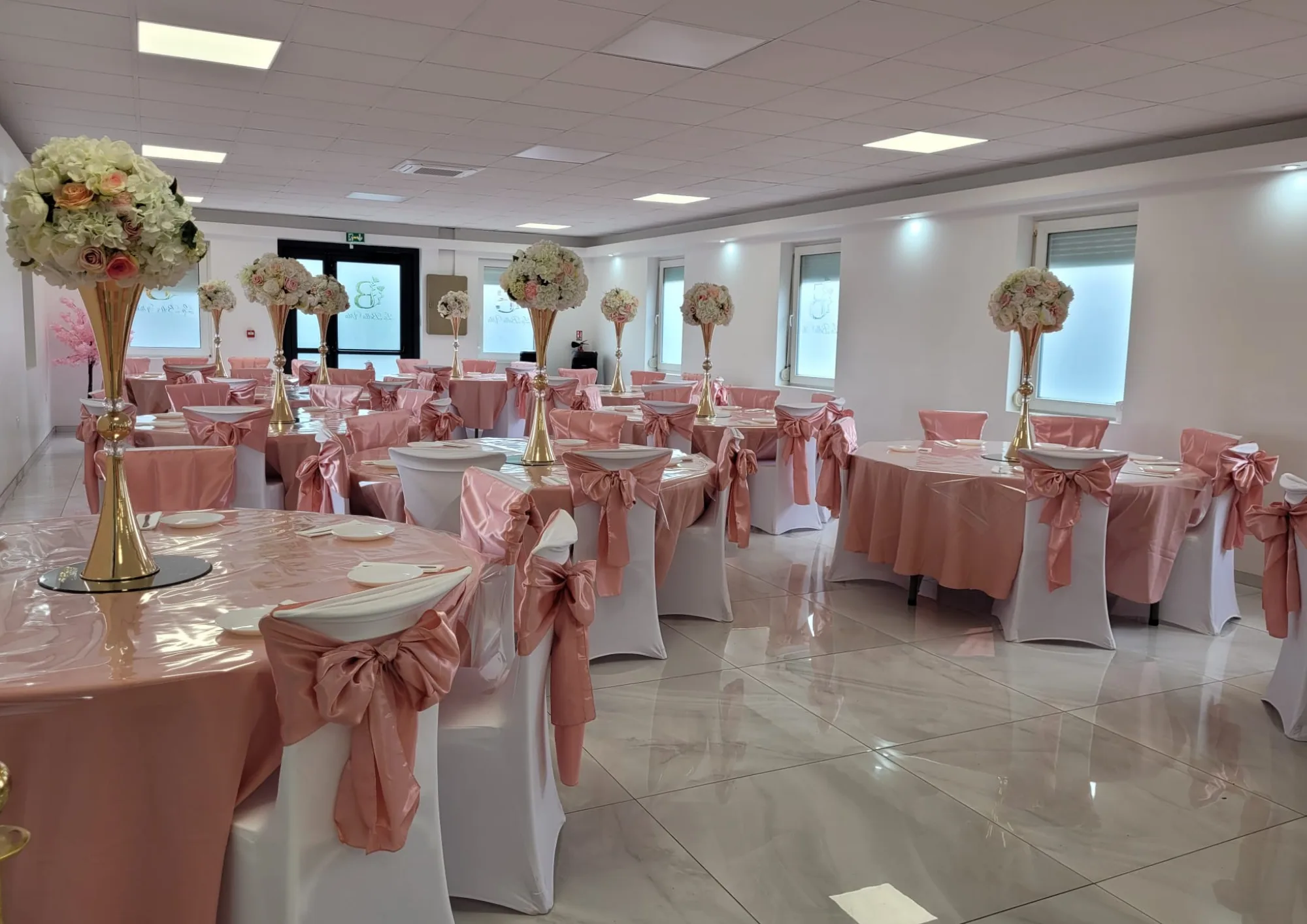 déco de table rose