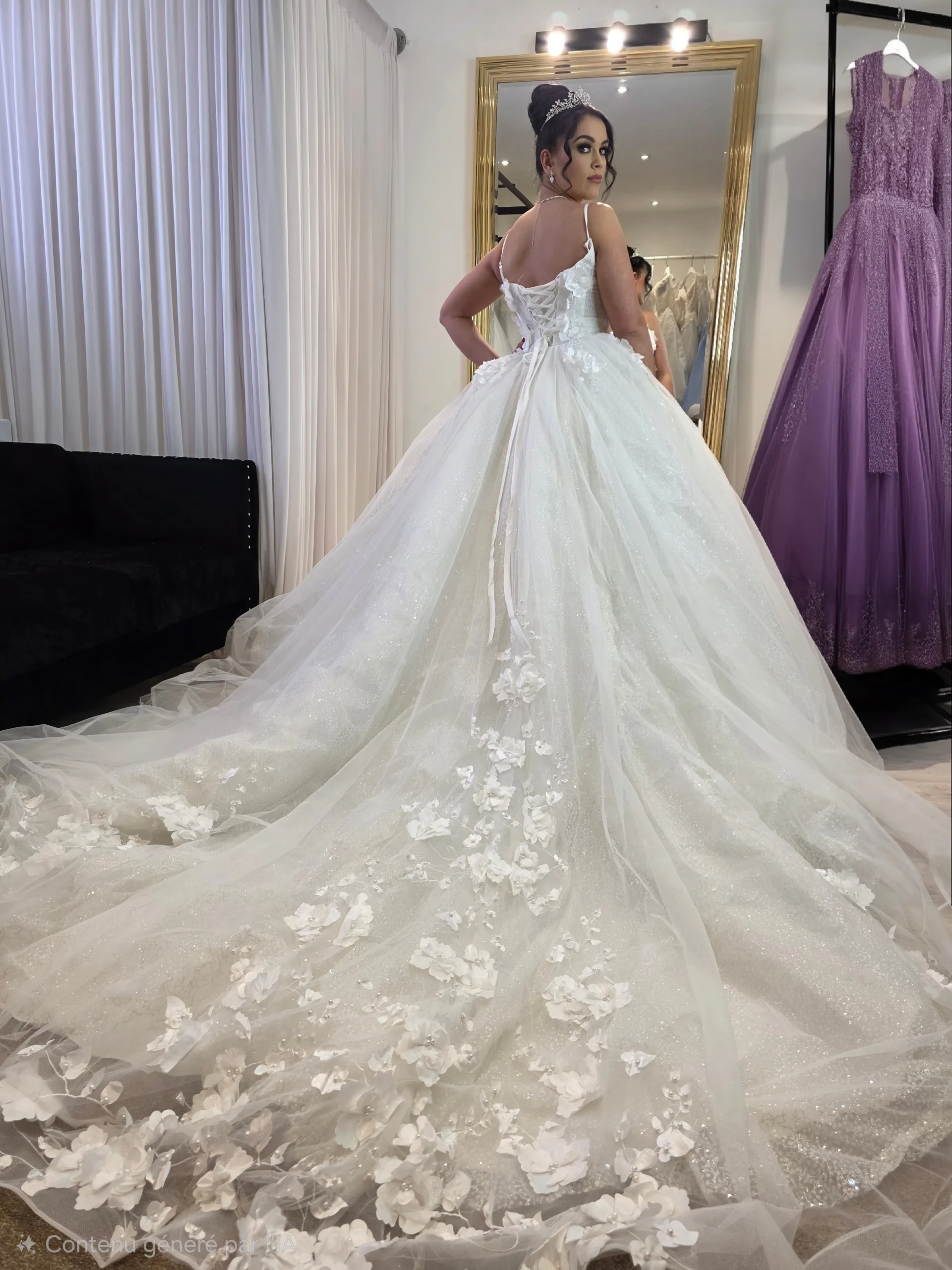 Robe de mariée princesse Fleury – Image 2