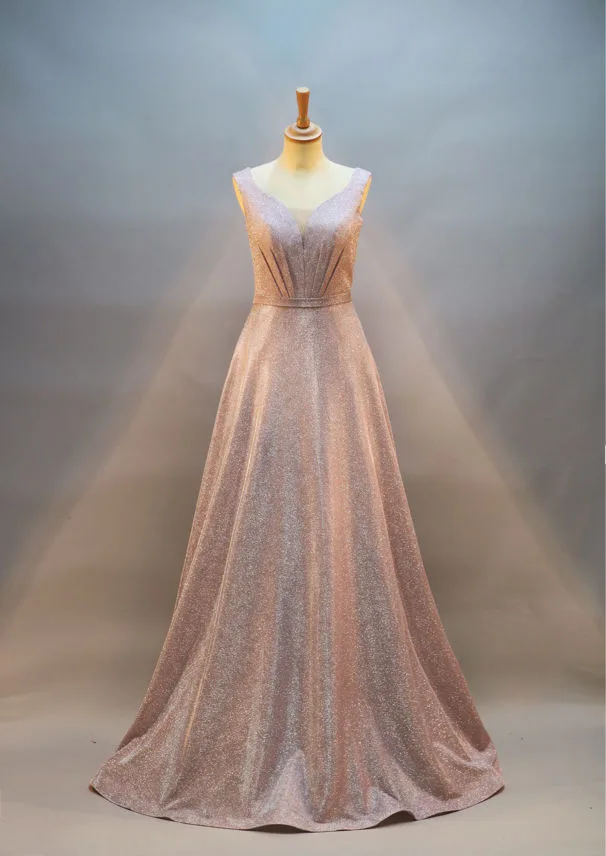 robe rose paillette