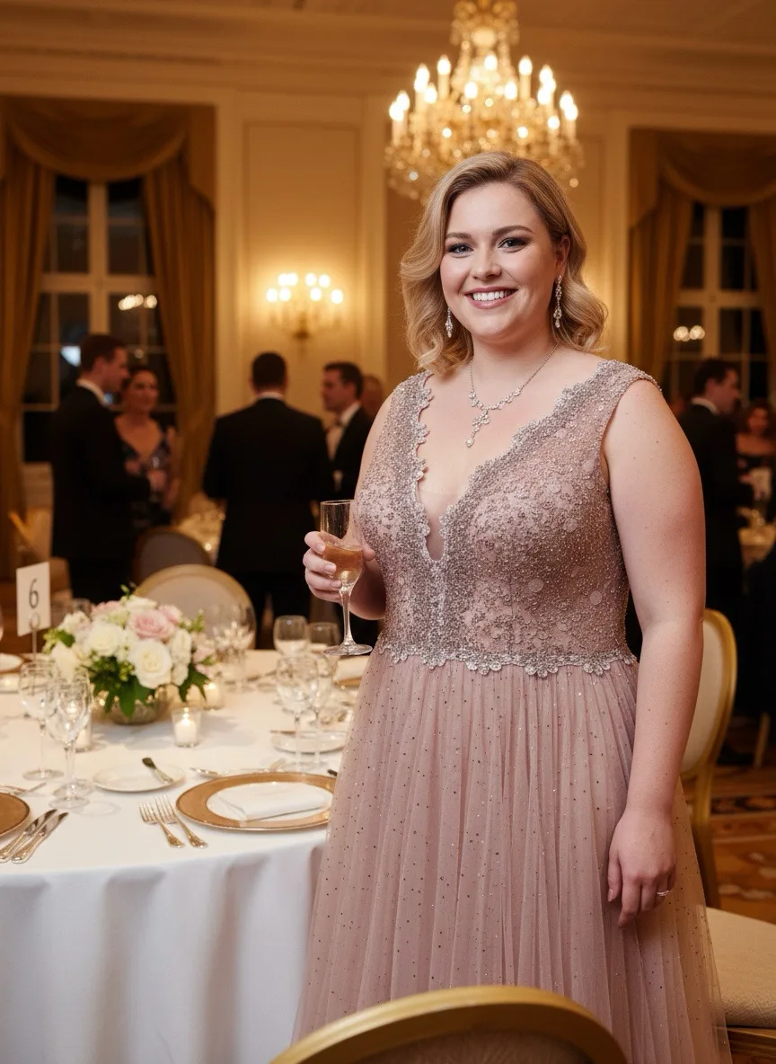 robe de cérémonie longue élégante avec bustier travaillé - idéale pour soirées et galas – Image 8
