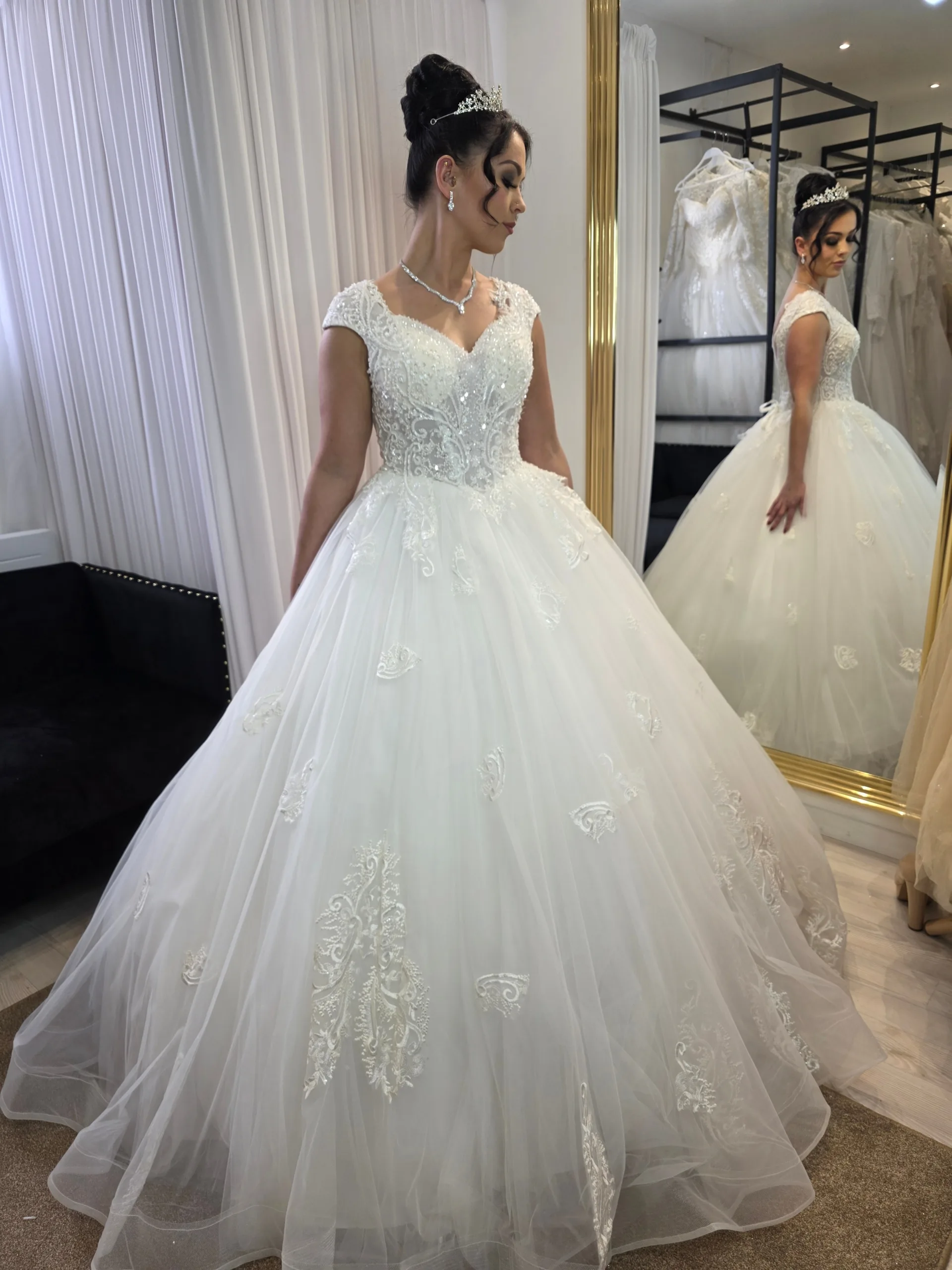 robe de princesse bustier coeur