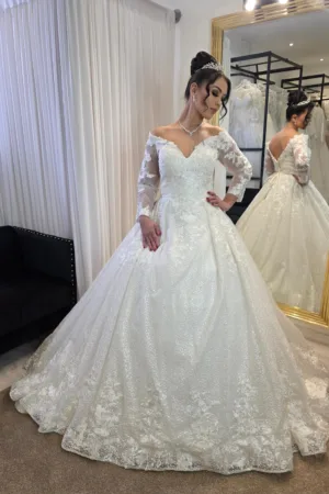 robe princesse dentelle florale